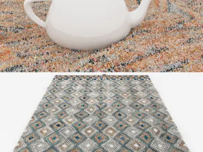 Rugs No 256 Low-poly 3D model