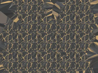 Lion statue With 3 Different Textures 3D model