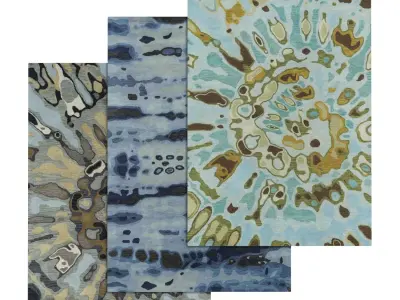Rug Set 1254 3D model