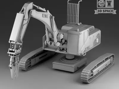 building disassembly machine 3D print model