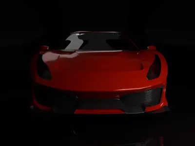 Ferarri 488 Pista 3D model