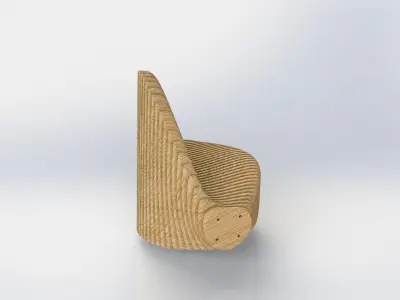 Parametric Chair C 3D model