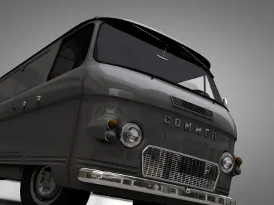 COMMER FC VAN 1968 3D model