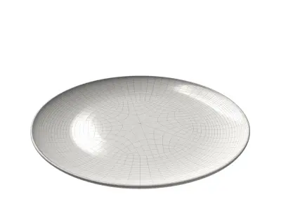 Plate Low-poly 3D model purchase