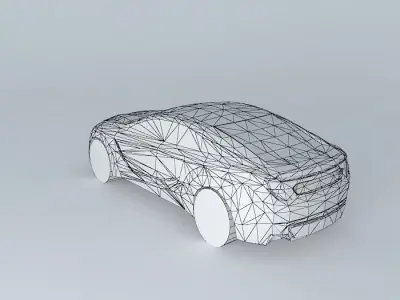 NEG car Template Free 3D model