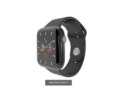 Apple Watch All Series 3D Model Pack