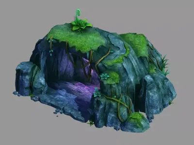 Stone Yunmengze - Cave 21 3D model