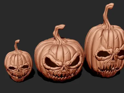 PUMPKIN  MODEL-3D PRINTABLE HALLOWEEN SPECIAL PUMPKIN MODEL Free 3D print model
