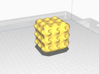 Art square decoration Free 3D print model