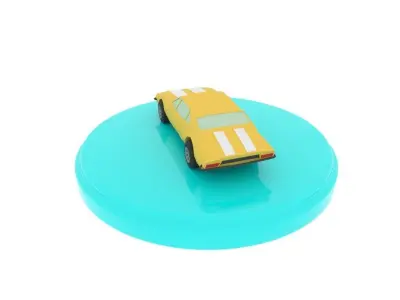 Chevrolet Camaro 1967 Low-poly 3D model