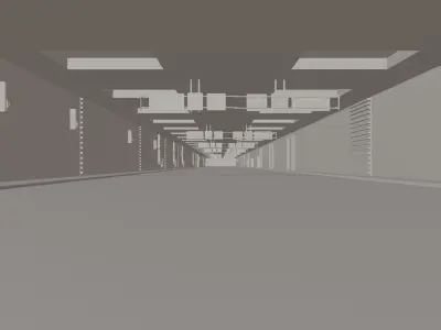 3D Hybrid Tunnel  Without the car 3D model