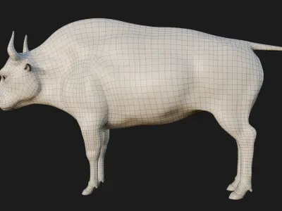 bison  3D model