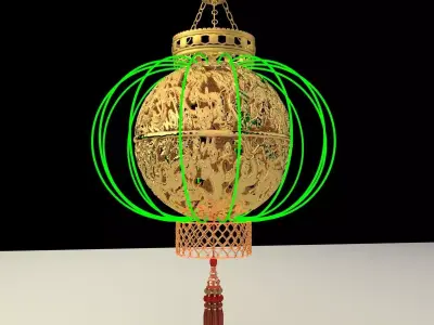 Chinese lantern 3D model