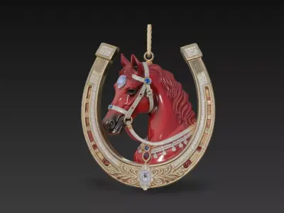 Horse - Christmas Creations 3D print model