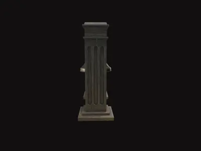 Medieval Bell Low-poly 3D model