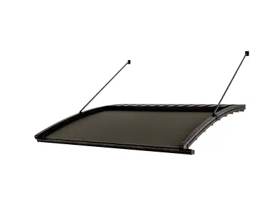 Motorized Pergola 6 rusty iron 3D model