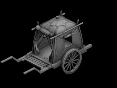 Game Water Delivery Team - Car 3D model