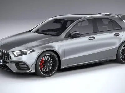 Mercedes-Benz A45 S AMG 2020 CoronaRender 3D model