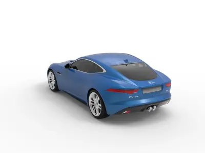 Jaguar Car 3D Model 3D model