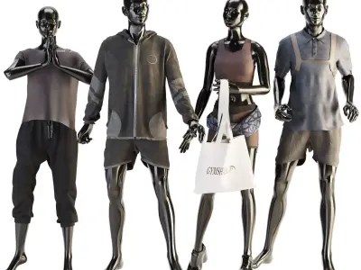 Mannequin Vol 044 3D model