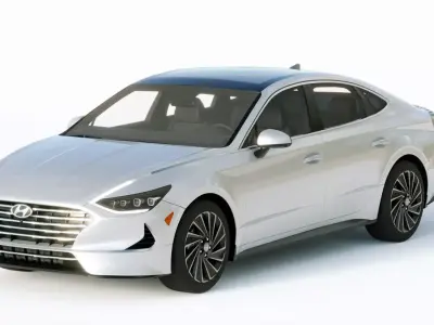 Hyundai Sonata hybrid 2020 3D model