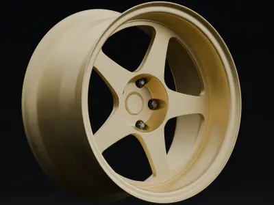 Desmond Regamaster Aftermarket Wheel Low-poly 3D model