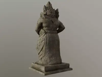 Balines Temple Guardian B 3D model
