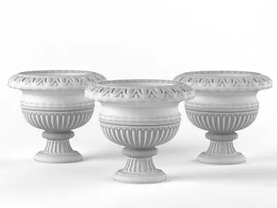 Decorative vase for a flower pot Flowerpot 3D model