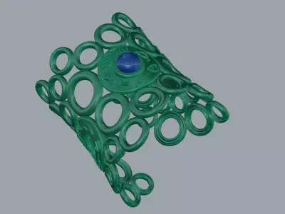 Elegant Ring Jewelry Brand Luxury 3D print model