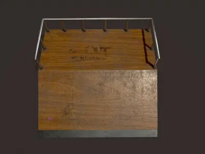 Skate ramp7 Low-poly 3D model