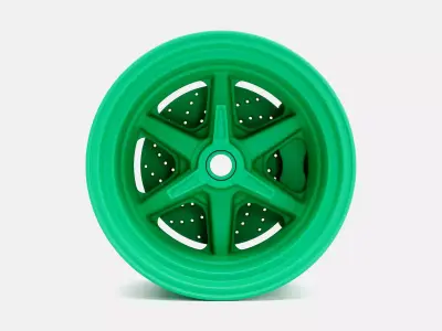 15x10 BRM6 Wheel and Brake 3D print model