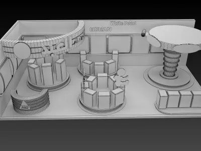 Booth Exhibition Stand a365 3D model