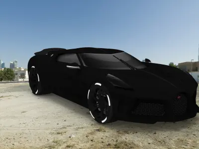  Bugatti La Voiture Noire 3D model