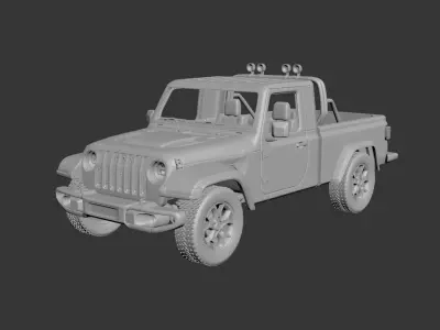 Jeep Gladiator Two-Door 3D print model