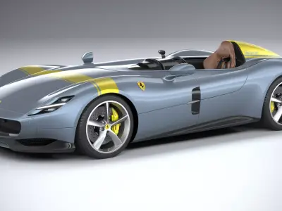 Ferrari Monza SP1 2019 3D model