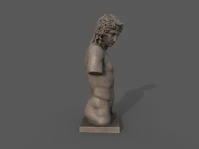 Eros of Centocelle  Low-poly 3D model