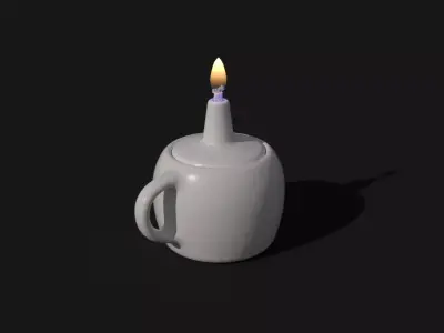 KEROSENE LAMP 3D model