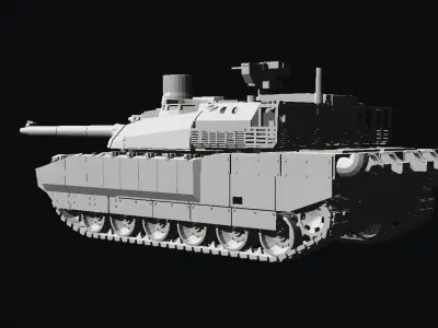 Leclerc mbt UAE version 3D print model