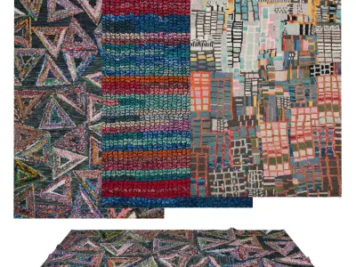Rugs No 200 Low-poly 3D model