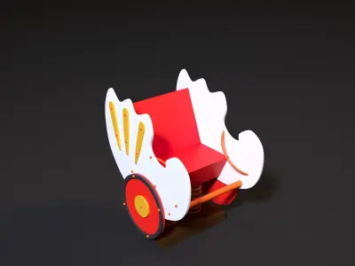 Attraction seashell 3D model