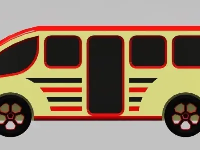 Cruzer van Concept Free 3D model