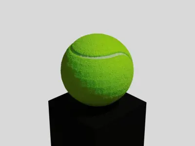 Tennis ball Low-poly 3D model buy