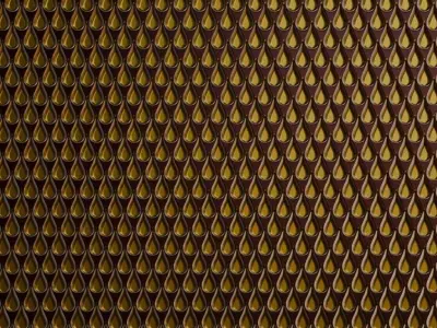 Fantasy Dragon Scale Gold Metal PBR Seamless Texture