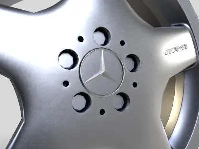 Car Rim Wheel Mercedes S-CLASS 888762 Low-poly 3D model