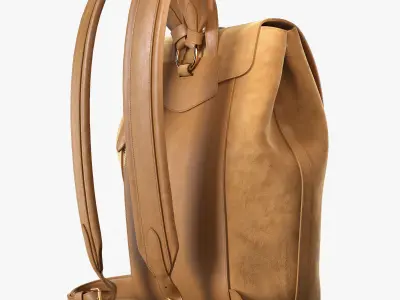 Ralph Lauren Welington Suede Backpack Fawn 3D model