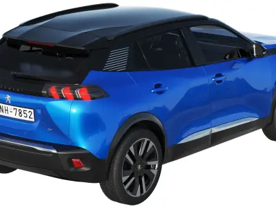 Peugeot e-2008 3D model