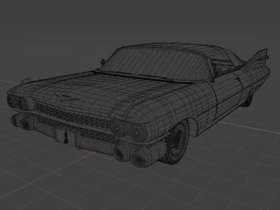 1959 Cadillac Series 62 Soft-top 3D model
