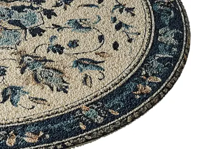 round carpet 13 3D model