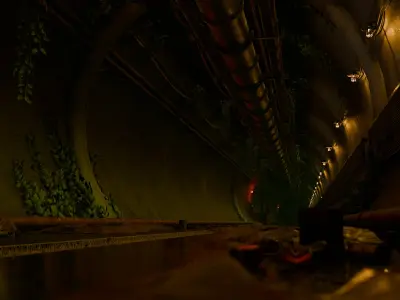 Underground Sewer Tunnel pack Low-poly 3D model