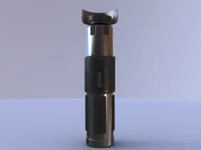 Yoda Lightsaber Low-poly 3D model